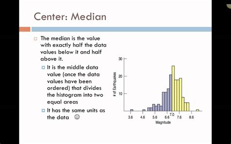 How To Describe Center And Spread