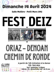 Fest Deiz à Petit Mars le 14 avril 2024 Tamm Kreiz