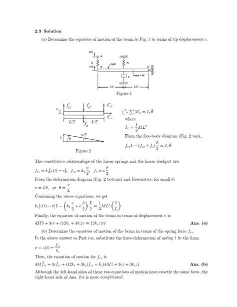 Fundamentals Of Structural Dynamics Roy Craig Nd Edition Solution