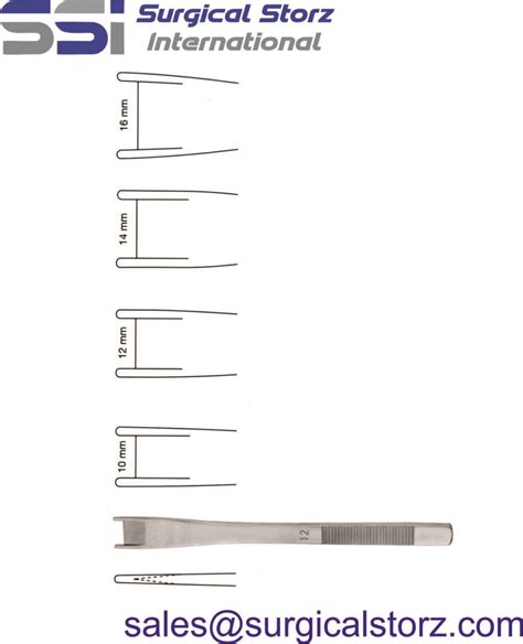 CINELLI GUARDED OSTEOTOME 16CM 16MM STRAIGHT Surgical Storz