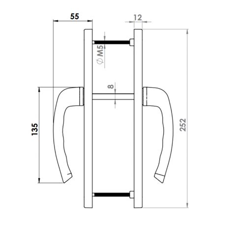 Kapi Kolu Al Ibiza E Mm Uzun Oval Windoform Kurumsal