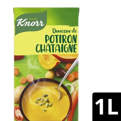 Soupe Velout Potiron Ch Taigne Carotte Knorr La Brique De L