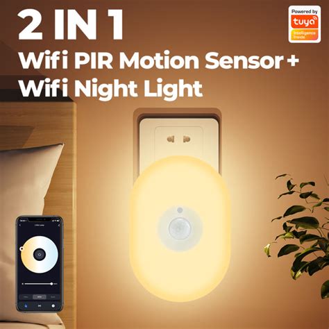 Smatrul Tuya Smart Sensor Led Night Light Wifi Pir Motion Sensors In