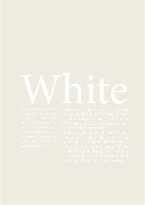 white quotes | Color quotes, Quote aesthetic, Color meanings