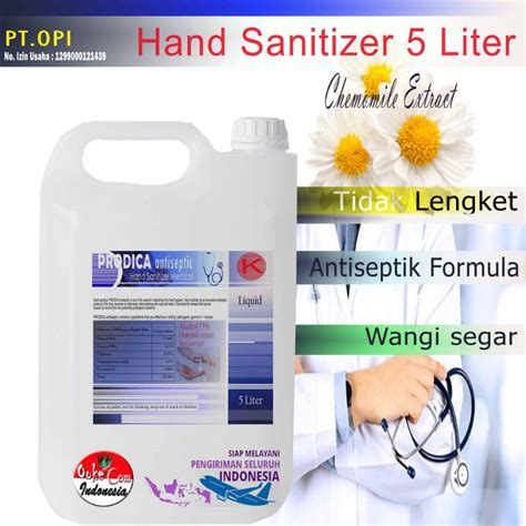 Jual Hand Sanitizer Cair L Antiseptik Aroma Bunga Chamomile Izin