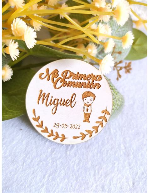 Placas Personalizadas Comunion Con Iman En Clupers