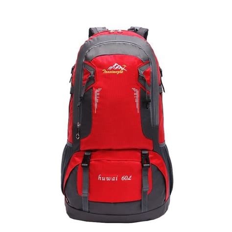 Red 60L Sac à dos étanche de 40l et 60l pour randonnée escalade