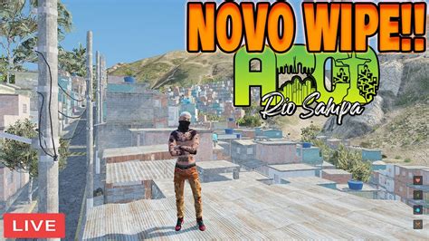 LIVE ON GTA 5 RP CONHECENDO A CIDADE NOVO WIPE DI MENOR NA