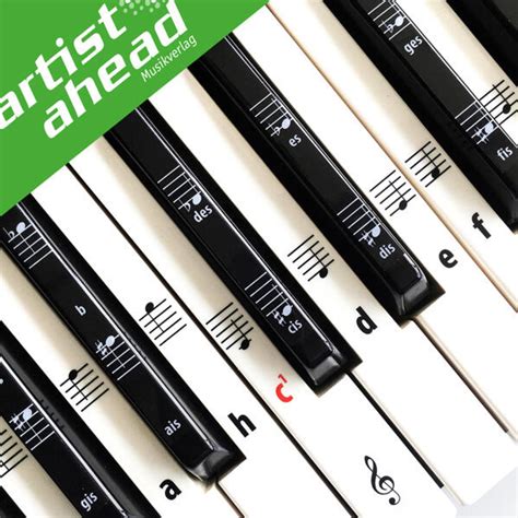 Artist Ahead Noten Aufkleber F R Klavier Keyboard Online Kaufen