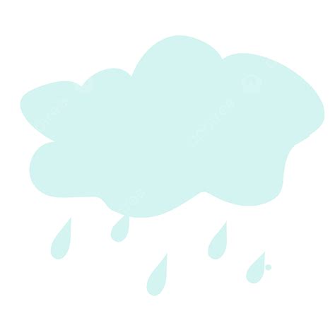 Hand Drawn Weather Vector Png Images Cartoon Hand Drawn Rainy Weather