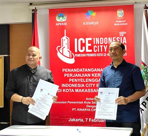 Apeksi Kembali Percayakan Kinarya Jadi Penyelenggara Ice Ke Bumninc