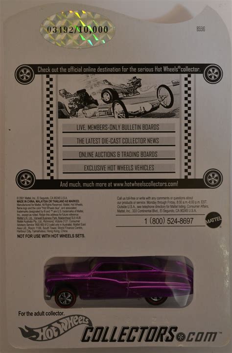 Hot Wheels Purple Passion Purple Collector 011 Red Line Club Rlc Hw