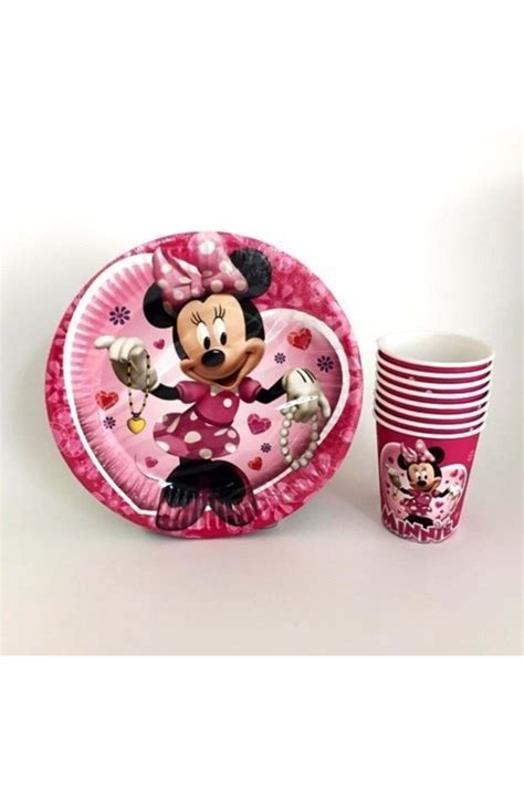 Genel Markalar M Ckey Minnie Mouse Tabak Bardak Seti Ki Ilik Fiyat