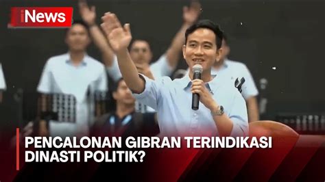 Polemik Pencalonan Gibran Rakabuming Jadi Cawapres Prabowo Youtube