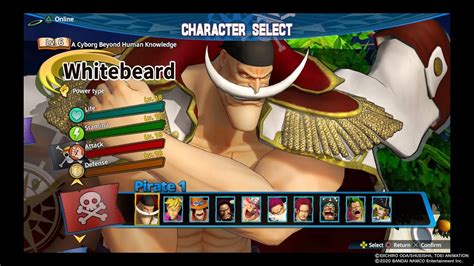 ONE PIECE Pirate Warriors 4 WHITEBEARD Complete Move Set