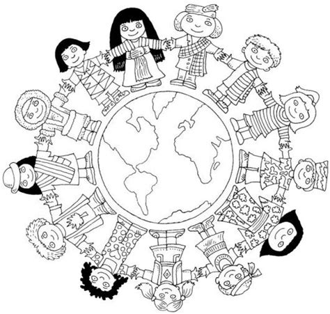 Diversity Coloring Pages - Coloring Home