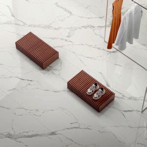 White X Mm Marble Effect Porcelain Tile Fiandre Marmi