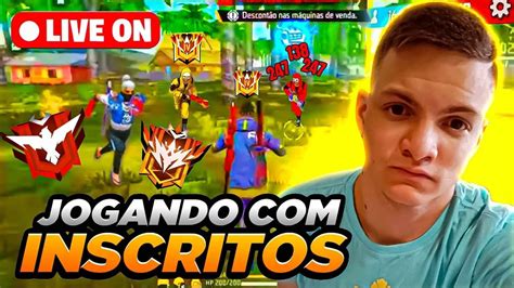 🔥 Live Ff 🔥 Free Fire Ao Vivo 🔥 Rumo Ao Desafiante Com Inscritos 🔥 Rank