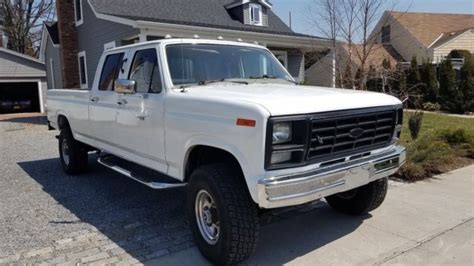 1985 Ford F 350 Crew Cab Diesel 4x4 Rare Non Dually F350 Crewcab Classic Ford F 350 1985 For Sale