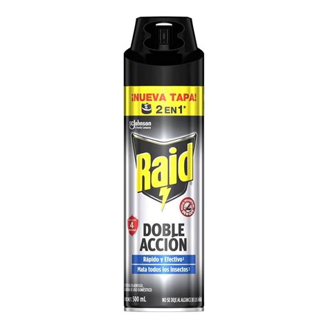 Insecticida Raid Doble Acci N En Aerosol Ml Walmart