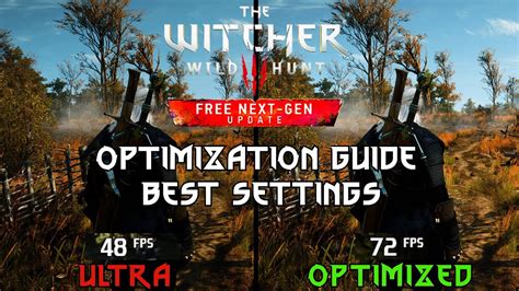 The Witcher 3 Next Gen Update OPTIMIZATION GUIDE BEST SETTINGS