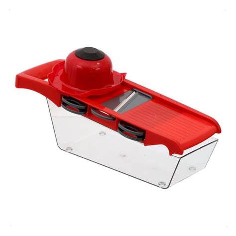 Mandoline Slicer Nicer Fatiador Cortador De Legumes 6 Em 1 AMG