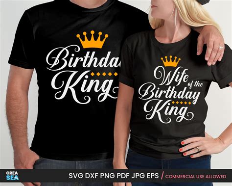 Birthday King Png Svg Wife Of The Birthday King Svg Png Etsy Uk