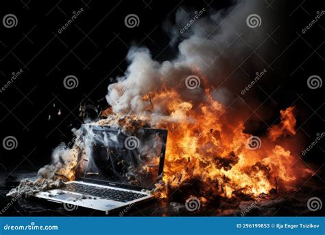 Dangerous Laptop Ignition Fire Erupts Due To Battery Overheating And