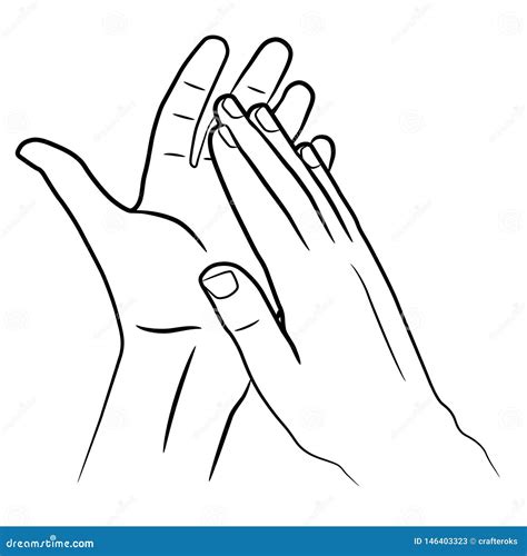 Clapping Hands Vector Illustration by Crafteroks Stock Vector ...