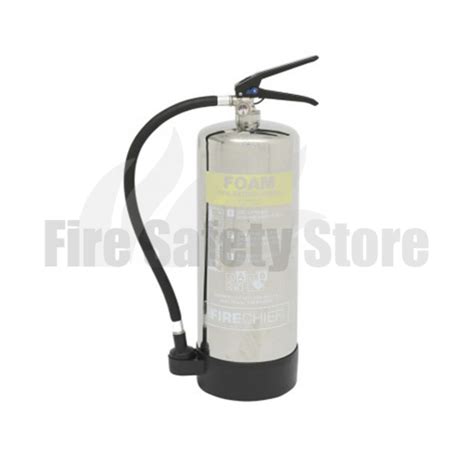 Firechief Elite Polished Litre Afff Foam Fire Extinguisher Fire