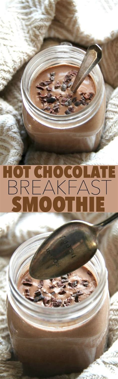 Hot Chocolate Breakfast Smoothie, A Perfect Winter Breakfast ⋆ Food Curation