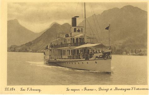 DS France Raddampfer Lac D Annecy Dampfschiff Vapeur Kaufen Auf