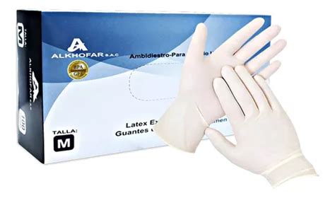 Guantes De Látex Caja X 100 Unidades Tallas Xs S M L Cuotas sin