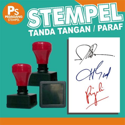 Jual Stempel TTD Stempel Otomatis Stempel Flash Stempel Custom