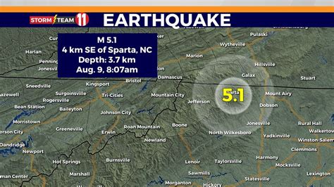 North Carolina earthquake shakes Tri-Cities | WJHL | Tri-Cities News ...