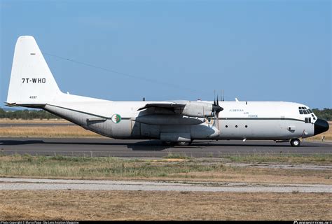 T Who Algerian Air Force Lockheed C H Hercules L Photo By