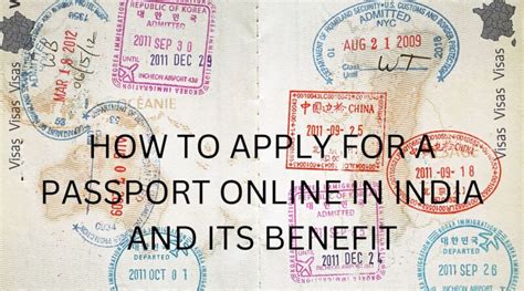 HOW TO APPLY FOR A PASSPORT ONLINE IN INDIA AND ITS BENEFIT OnTechEdge