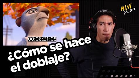 Cómo se hace el doblaje YouTube