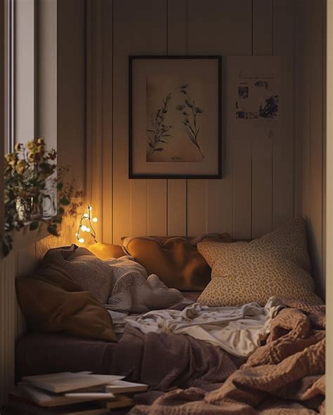 Aesthetic Bedroom Nook Editorial Image Premium Ai Generated Image