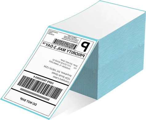 Amazon FungLam 1000 Labels Fanfold 4 X 6 Direct Thermal Labels