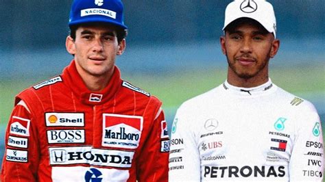 Lewis Hamilton Surpreende Foto Ao Lado De Ayrton Senna