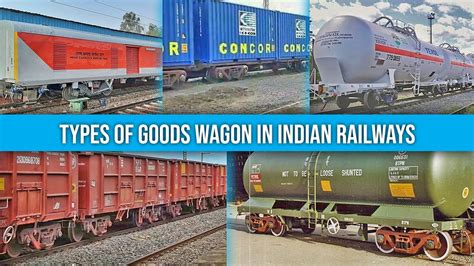 Types Of Goods Wagons In Indian Railways Youtube