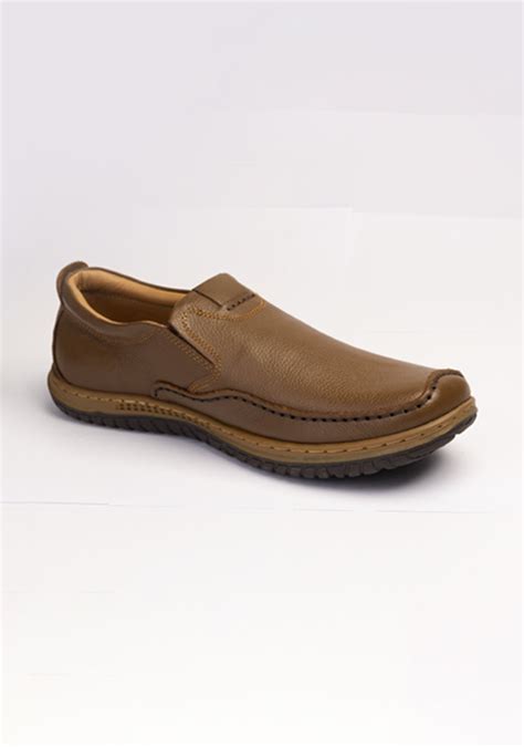 Classic Leather Brown Shoes Amir Adnan