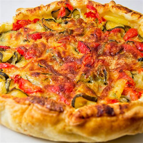 Recette Quiche aux légumes du soleil