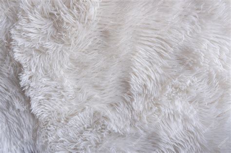 Fondo Con Textura De Peluche Blanco Foto Premium