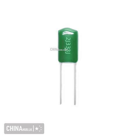 333J Polyester Film Capacitor (miler Cap) 5 Pcs Pack - Chinahub.lk