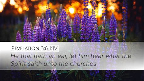 Revelation Kjv Desktop Wallpaper He That Hath An Ear Let Him