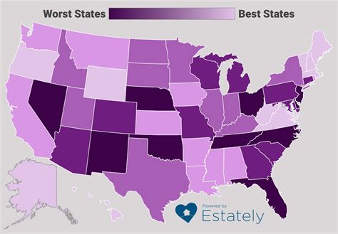 Finally All States Ranked From Worst To Best Estately Blog