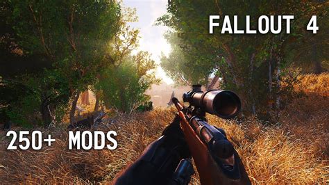 Heavily Modded Fallout 4 Decent Enb 250 Mods Youtube