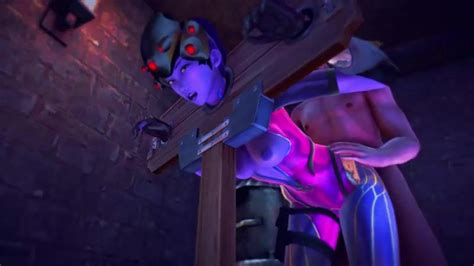 Widowmaker Getting Fucked In A Weird Bondage Predicament Cartoon Porn
